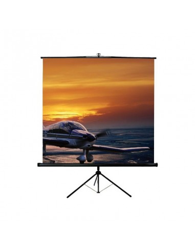 Ecran manuel sur trépied 175 x 175 cm - Blanc Mat - ORAY SCREEN