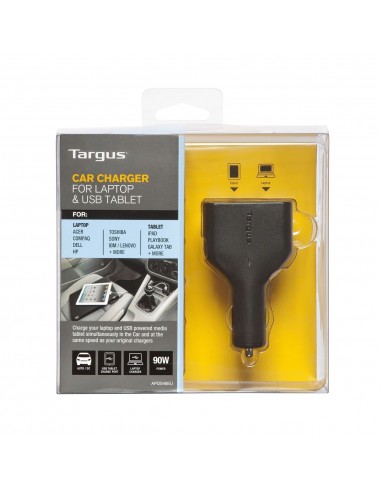 chargeur allume cigare 90W USB