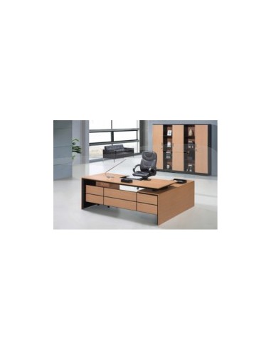 Bureau de direction \"STAFF\" L 220 P 190 H 76 cm