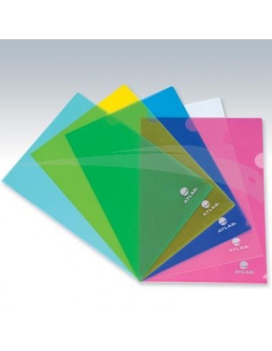 POCHETTES COINS TRANSPARENTES - ATLAS - A4 - EN POLYPRO - Lot de 12 POCHETTES