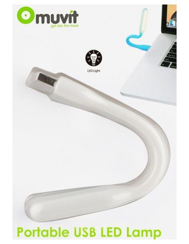 Lampe MUVIT LED /USB /Blanc
