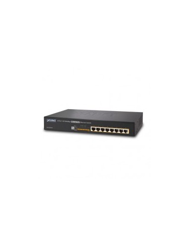 PLANET FSD-808HP 8-Port 10/100Mbps 802.3at PoE Desktop Switch