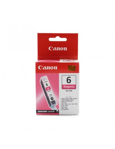 Cartouche d'encre d'origine Magenta Canon BCI-6M