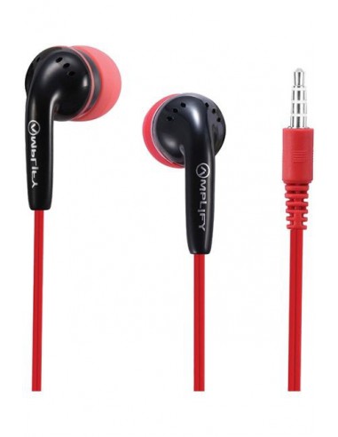 Ecouteurs AMPLIFY New revolutionary /Rouge /1,2 m