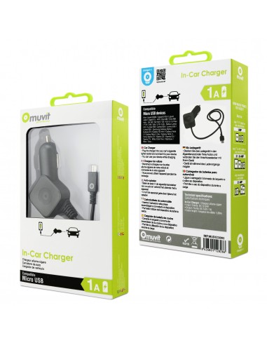 CHARGEUR DE VOITURE MICRO USB MUVIT