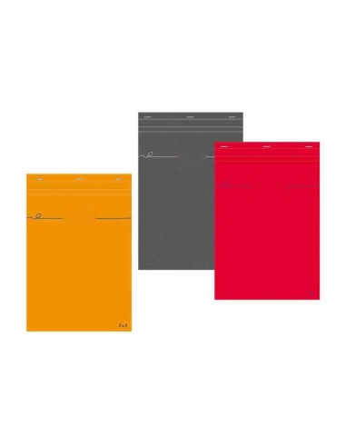 BLOC NOTES format A5 13,5x21 petits carreaux 100 feuilles