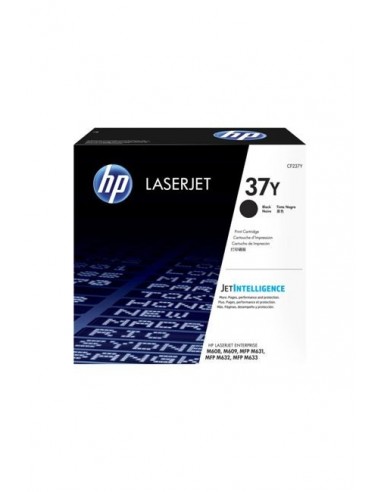 Cartouche de toner HP 37Y authentique LaserJet /Noir /41000 pages /HP LaserJet Enterprise Flow MFP M631h - MFP M632z - M608dn -