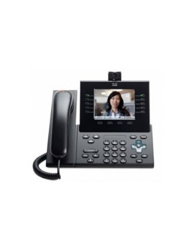 CISCO UC Phone 9951, Charcoal, Slm Hndst with Camera