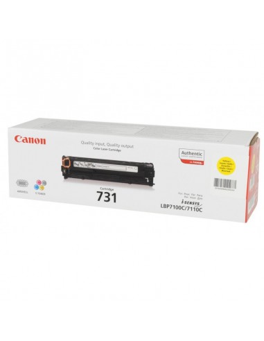 Cartouche de toner Canon 731 Jaune - 1500 Pages