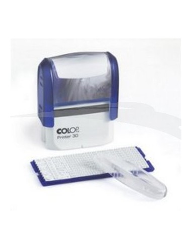 Kit cachet à faire soi même COLOP Printer 30/1 format empreinte 18 mm x 47 mm 5 lignes