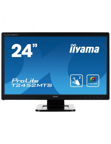 Moniteur IIYAMA Tactile 23.6 pouces Multi points (dual) Full HD ProLite T2452MTS-3