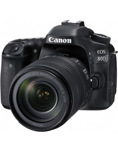 Reflex Canon EOS 80D + Objectif Canon EF-S 18-135mm IS USM