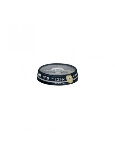 TDK T19886 CD-R LightScribe 700MB 52X 80 MIN 700MB 10 Cakebox Universal