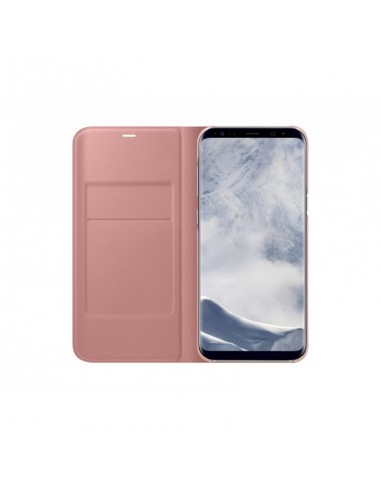 Étui Samsung LED View rose pour Galaxy S8+ (EF-NG955PPEGWW)
