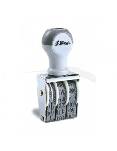 Dateur manuel Shiny D-4 à encrage séparé format empreinte 4 mm