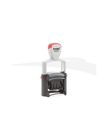 Dateur Trodat Métal Line 5430 format empreinte 41 mm x 24 mm 2 lignes