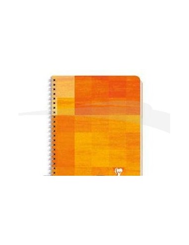Cahier - Clairefontaine - à spirales petits carreaux - 224p 21x29,7 cm (4 Coloris au choix)