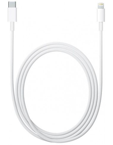 Cable APPLE /Lightning - USB-C /Blanc /1m /Pour : iPad - iPhone -iPod