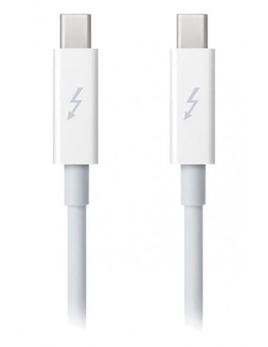 Cable Thunderbolt APPLE /2.0 m /Blanc /Connecteur 1 - 2 : Male