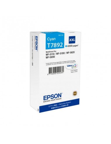 Cartouche d'encre EPSON Ultra Cyan XXL (4000 pages)