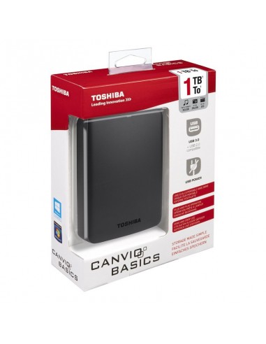 DISQUE DUR TOSHIBA 1TO (NOIR)