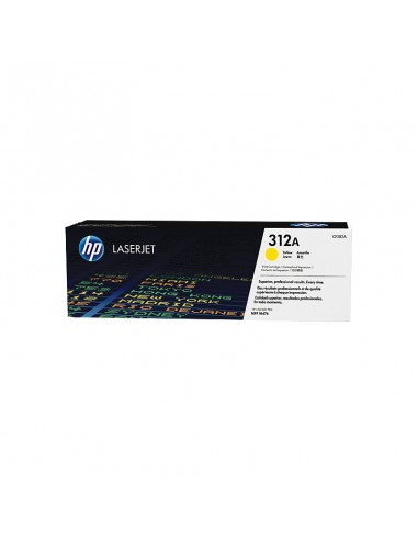 Cartouche de toner jaune authentique HP LaserJet 312A (CF382A)
