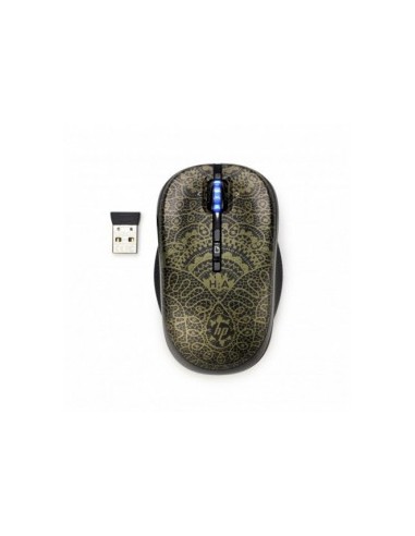 Souris optique mobile sans fil HP 2,4 GHz (édition spéciale Alexandre Hercovitch) (H2P31AA)