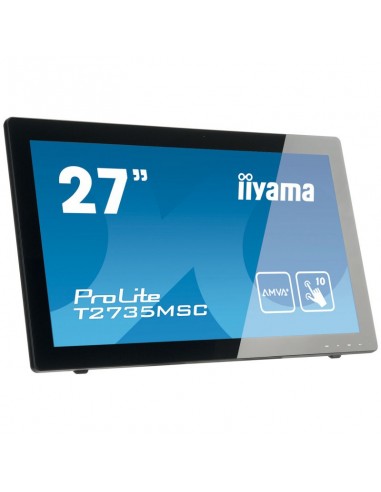 Moniteur Tactile MultiTouch IIYAMA PROLITE T2735MSC-B2 LED 27 pouces avec Webcam