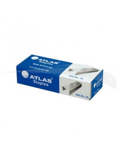 AGRAFES - ATLAS - 24/6 - Lot de 10 Boîtes de 1000 agrafes
