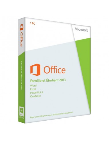 Microsoft Office Famille et Etudiant 2013 32-bit/x64 Français Only EM DVD