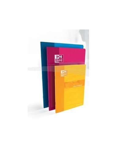 Cahier - Oxford - 140 pages grands carreaux - 24 X 32 cm - Lot de 5 cahiers