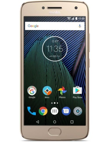 Motorola Moto G5 Plus /Gold /5,2 /LCD IPS /3 Go /32 Go /5 Mpx - 12 Mpx /Octa-Core /2 GHz /3000 mAh