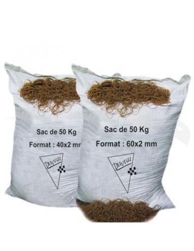 ÉLASTIQUES - DUVRAI - SACHET DE 50 KG - 150*3mm