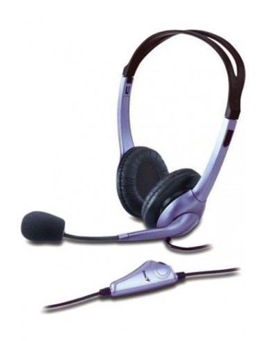 Casque GENIUS HS-04S /Micro / Noir /Argent