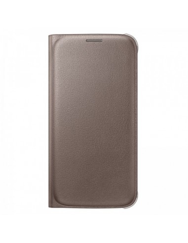 Etui Flip Wallet Or pour Galaxy S6