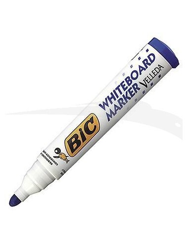 MARQUEURS EFFACABLES - VELLEDA 1701 - BIC - boîte de 12 marqueurs