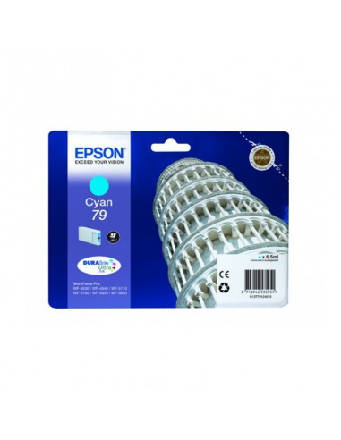 Cartouche d'encre EPSON (TOUR DE PISE) T7912 - Cyan (C13T79124010)