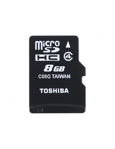 MicroSD M102 8 Go Class4 noir avec adaptateur