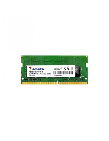 barrette memoire adata ddr4 so dimm 8gb 2133 15 - 1024mx8 - pc portable ad4s213338g15 s