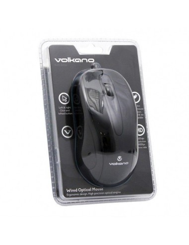 Souris VOLKANO Earth /Noire