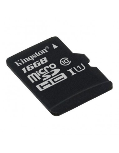 microSDHC 16GB Class 4 Flash Card KINGSTON AVEC ADAPTEUR