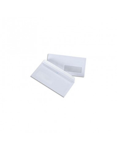 500 ENVELOPPES UNIPAPEL - OPEN SYSTEM - Avec FENÊTRE - 110 X 220 MM