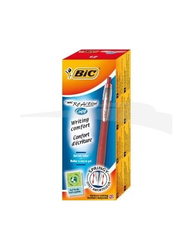 STYLOS ENCRE GEL ReACTION - BIC - BOITE DE 12