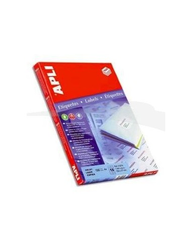 Etiquettes adhesives mixtes APLI 100 feuilles A4 (Divers formats au choix)