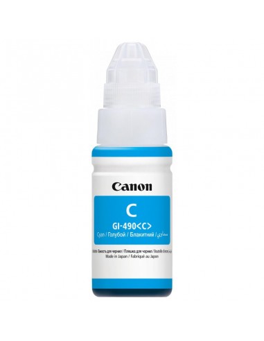 Cartouche d'encre Canon GI-490 C Cyan bottle - 7000 pages