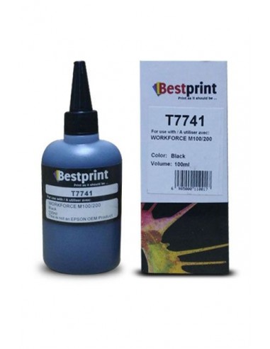 Bouteille d'encre BESTPRINT Série M /Noir /100 ml /C13T77414