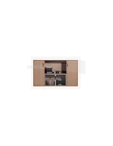 Crédence 1800W*450D*1050H Zebra Oak