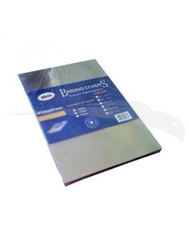 100 Couvertures Plastique ADORA transparentes A4 (175 microns)