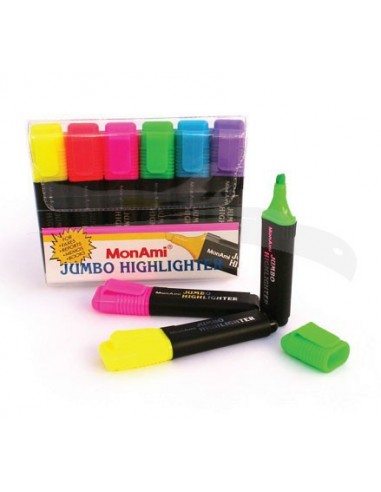 FLUORESCENT MON AMI - JUMBO - POCHETTE DE 6