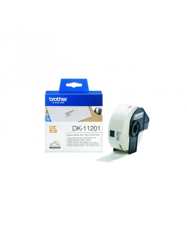 Étiquettes Brother d'adressage standard 29x90 mm (400 étiquettes par rouleau) (DK11201)